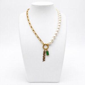 MACAYA – Collar Vínculo (Pack Personalizable) · Dorado